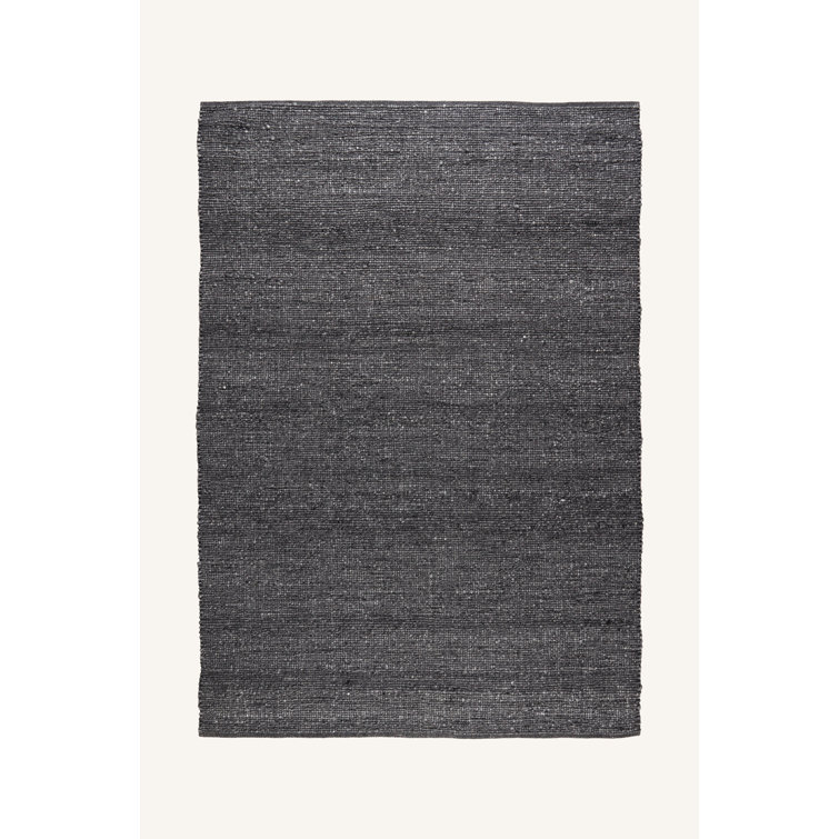 Ebern Designs Loena Handwoven Grey Rug Wayfair.co.uk